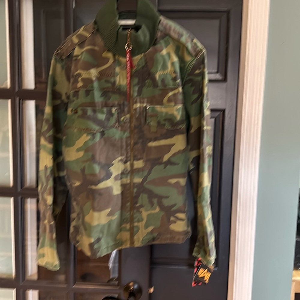 NWT Alpha Men’S Military style field jacket. XL